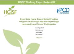 HGSF Working Paper Series #12